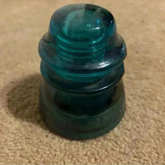 Blue And green Mix Hemingray- 42, Made In The Usa Insulator - Picture 7 of 12